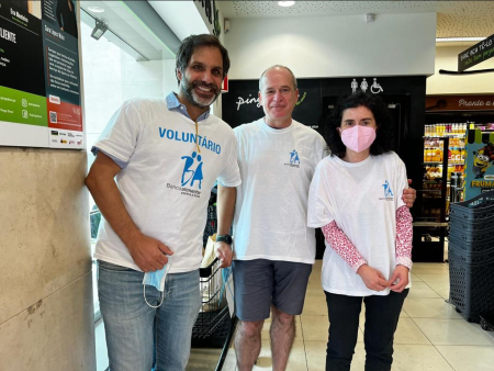 A Equipa Electrão participou na campanha do Banco Alimentar