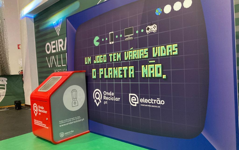 Electrão was in Oeiras Gaming 2022 to aware younger people to the need of recycling
