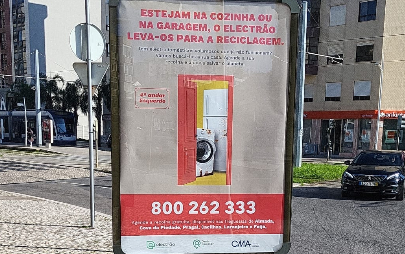 The Porta-a-Porta project, to collect large household appliances at home, extended its scope to Almada