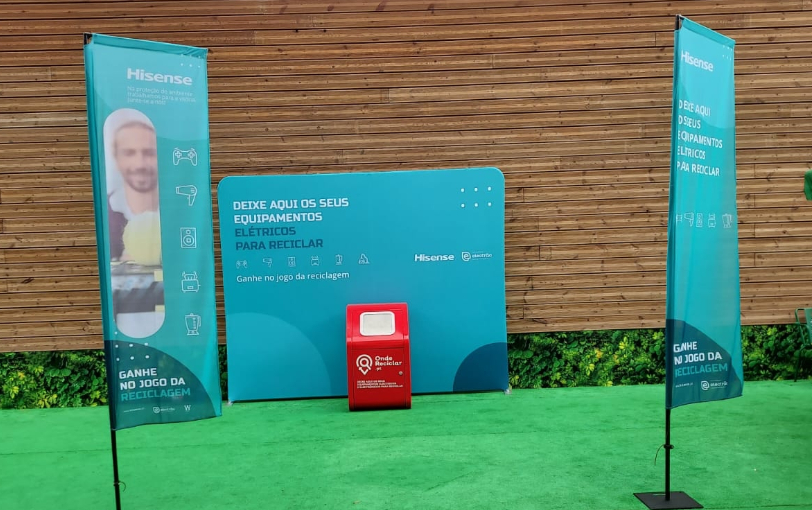 Electrão and Hisense promoted a campaign to collect electrical equipment waste